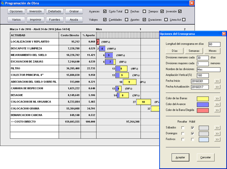 Programa Obras Software Para Presupuesto Y Programación De Obra 8171