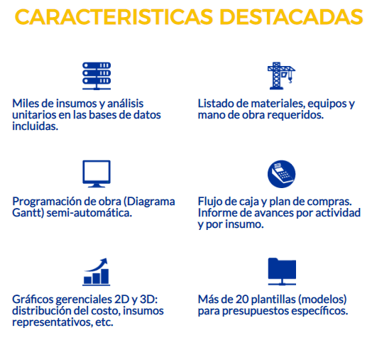 programa presupuesto y programación de obra